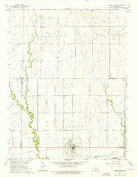 Cawker City 1962 topographic map thumbnail