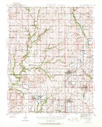 Cherokee 1943 topographic map preview