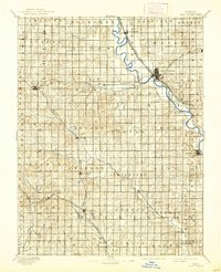 Clay Center 1891 topographic map thumbnail