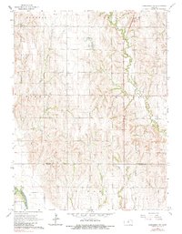 Concordia NW 1965 topographic map thumbnail