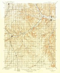 Cottonwood Falls 1898 topographic map thumbnail
