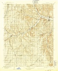 Cottonwood Falls 1898 topographic map thumbnail