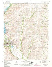 Council Grove 1971 topographic map thumbnail