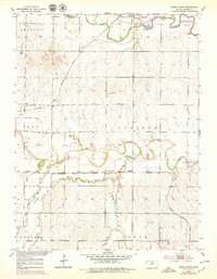 Downs South 1953 topographic map thumbnail