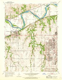 Eudora 1951 topographic map thumbnail