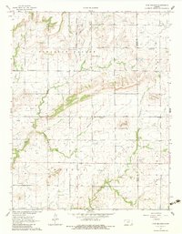 Five Mounds 1963 topographic map thumbnail