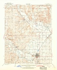 Fredonia 1938 topographic map thumbnail