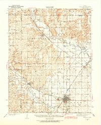 Fredonia 1938 topographic map thumbnail