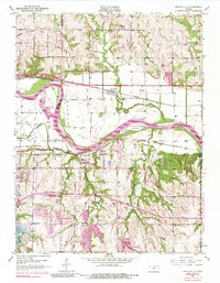 Grantville 1950 topographic map thumbnail