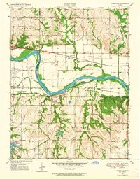 Grantville 1950 topographic map thumbnail