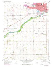 Great Bend 1958 topographic map thumbnail