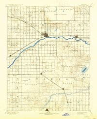 Great Bend 1893 topographic map thumbnail