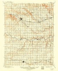 Hays 1896 topographic map thumbnail