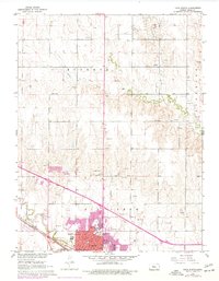 Hays North 1961 topographic map thumbnail