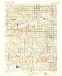 Hill City 1893 topographic map thumbnail