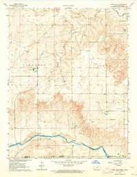 Irish Flats 1963 topographic map thumbnail