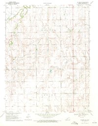 Jetmore NW 1970 topographic map thumbnail
