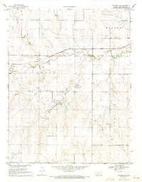 Jetmore SE 1970 topographic map thumbnail
