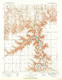 Lake Mc Bride 1939 topographic map thumbnail