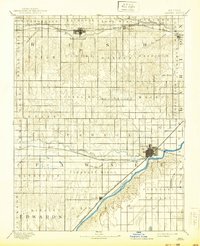Larned 1891 topographic map preview