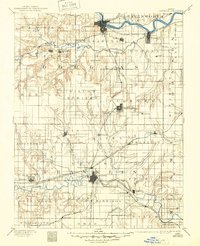 Lawrence 1889 topographic map preview