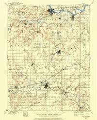 Lawrence 1885 topographic map thumbnail