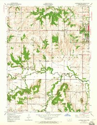 Lawrence West 1950 topographic map thumbnail