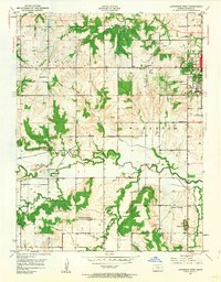 Lawrence West 1950 topographic map thumbnail