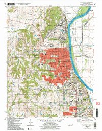 Leavenworth 1984 topographic map thumbnail