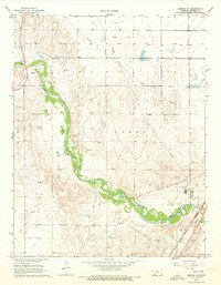 Liberal NE 1968 topographic map thumbnail