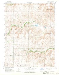 Lincoln NW 1968 topographic map thumbnail