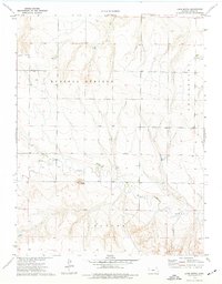 Lone Butte 1974 topographic map thumbnail