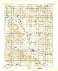 Minneapolis 1892 topographic map thumbnail