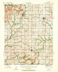 Mound Valley 1946 topographic map thumbnail