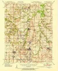 Mulberry 1948 topographic map thumbnail