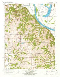 Oak Mills 1961 topographic map thumbnail
