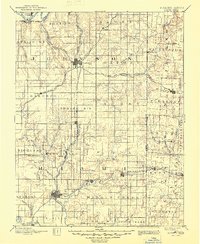 Olathe 1893 topographic map thumbnail