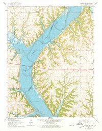 Olsburg NW 1964 topographic map thumbnail