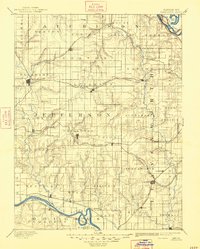 Oskaloosa 1894 topographic map thumbnail