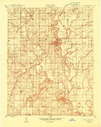 Oswego 1946 topographic map thumbnail