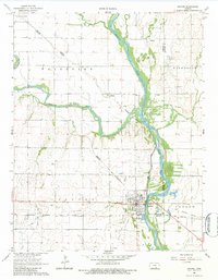 Oxford 1965 topographic map thumbnail