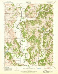 Ozawkie 1951 topographic map thumbnail