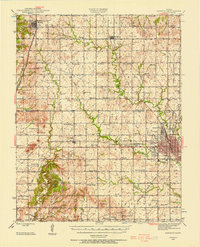 Parsons 1945 topographic map thumbnail
