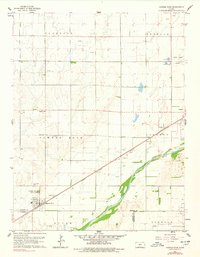 Pawnee Rock 1960 topographic map thumbnail