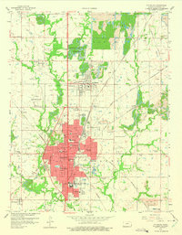 Pittsburg 1959 topographic map thumbnail