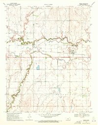 Rozel 1970 topographic map preview