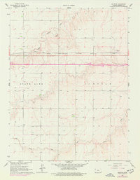 Ruleton 1966 topographic map preview