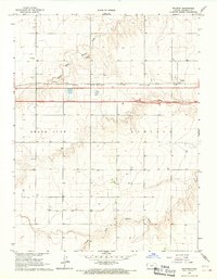 Ruleton 1966 topographic map thumbnail