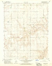 Ruleton NE 1966 topographic map preview