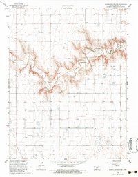 Russell Springs 3 SE 1968 topographic map thumbnail